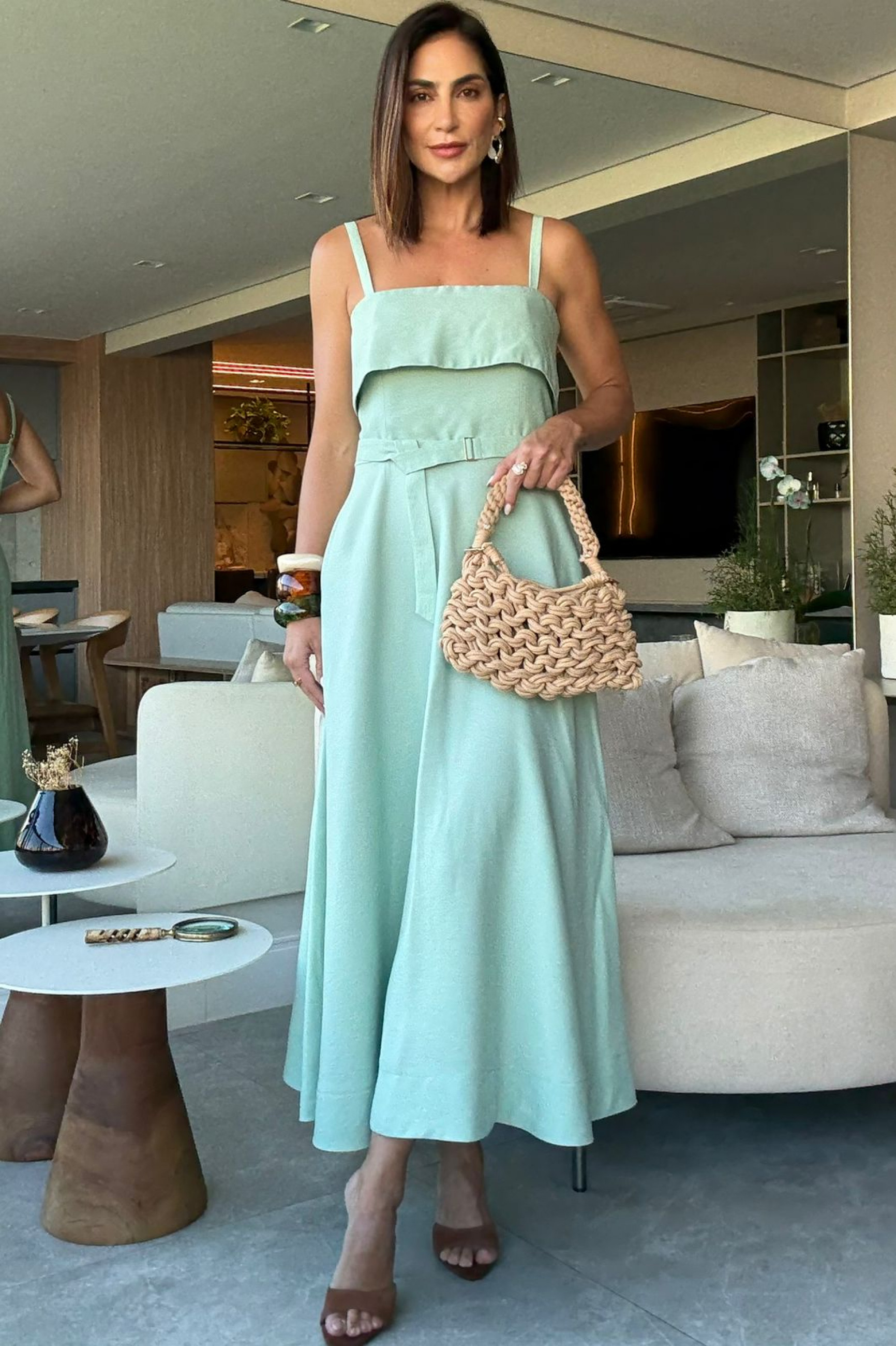 Vestido Longo Eiffel Pistache