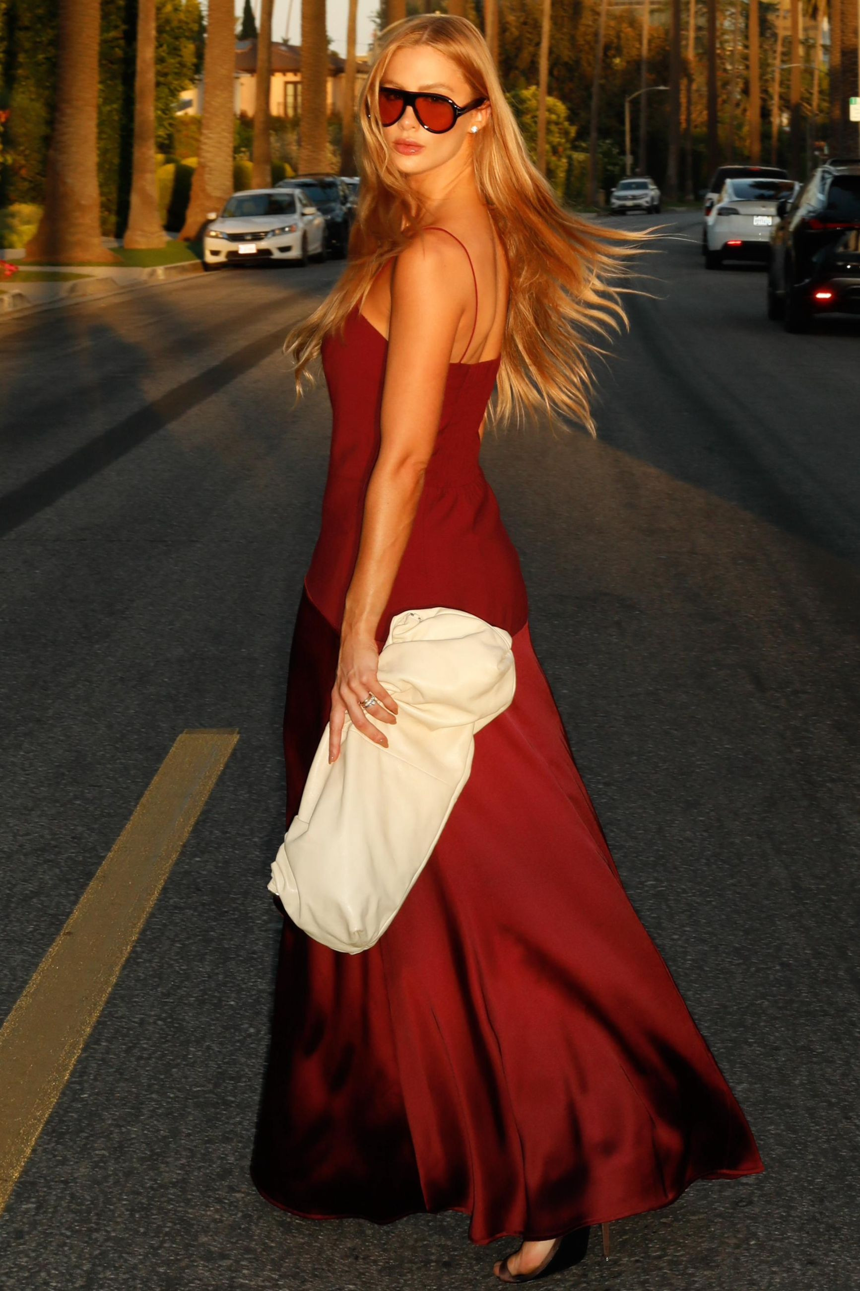 Vestido longo Cabernet Sauvignon Luar