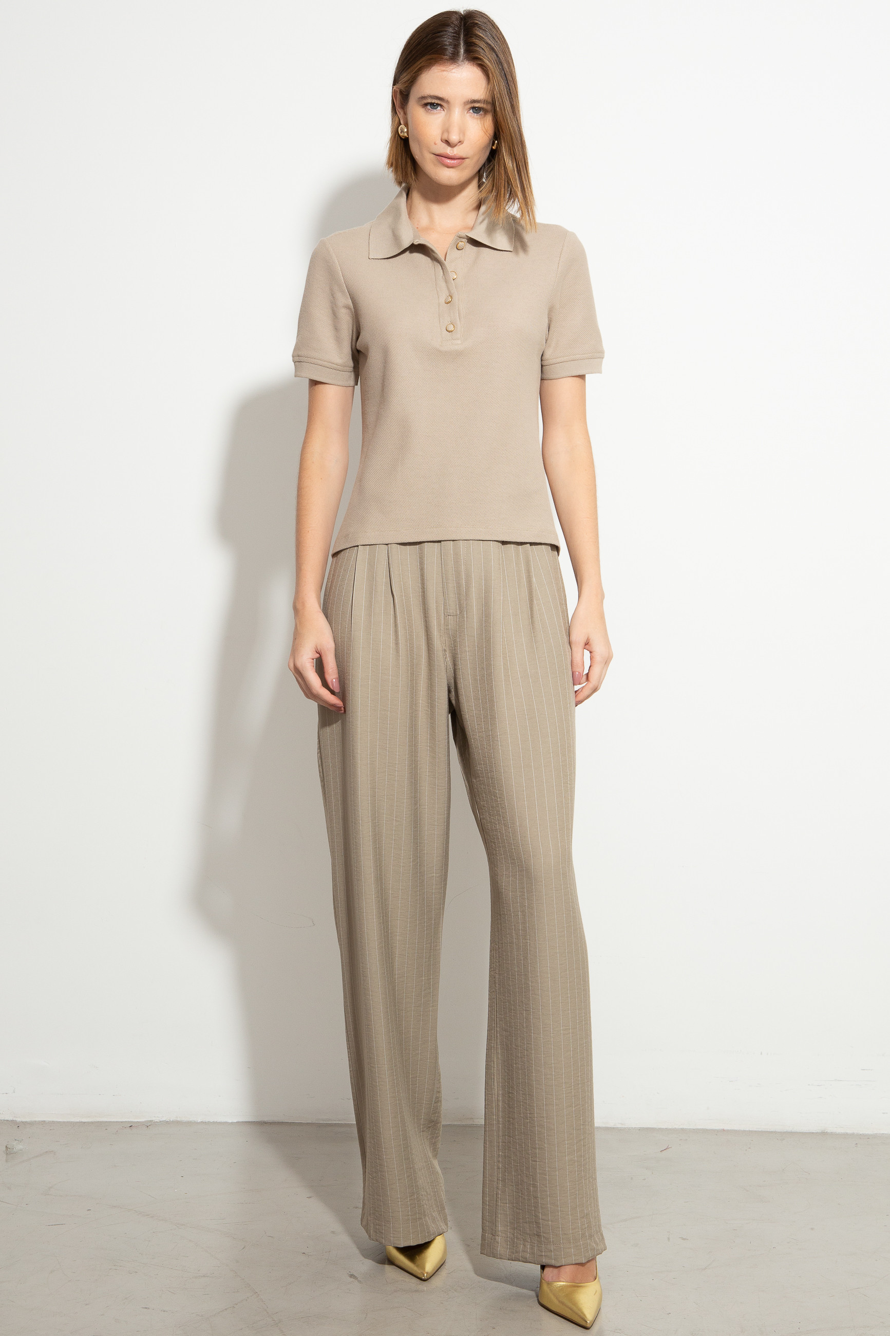 Camiseta Polo Austin Fendi