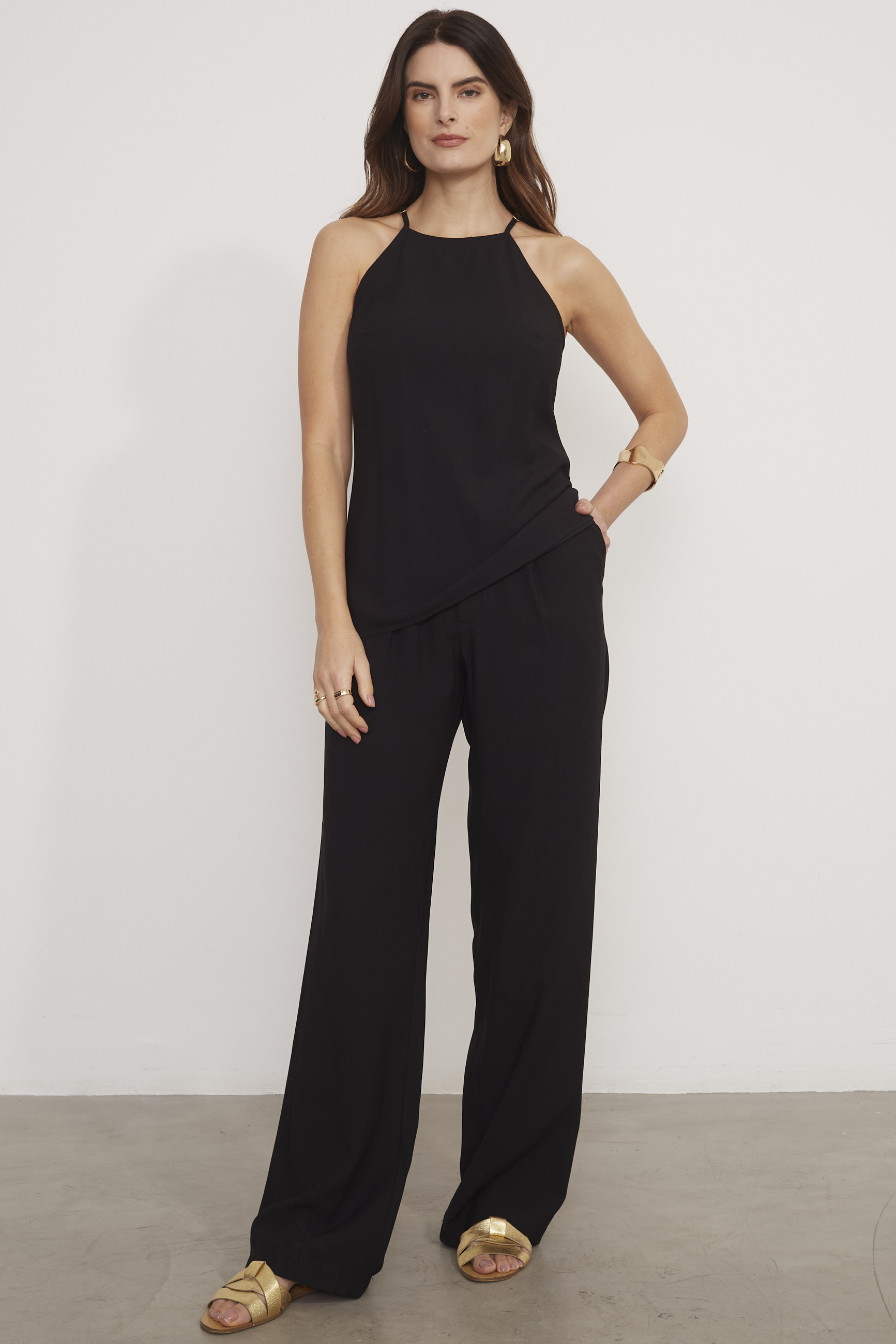Calça Alfaiataria Andria Preto