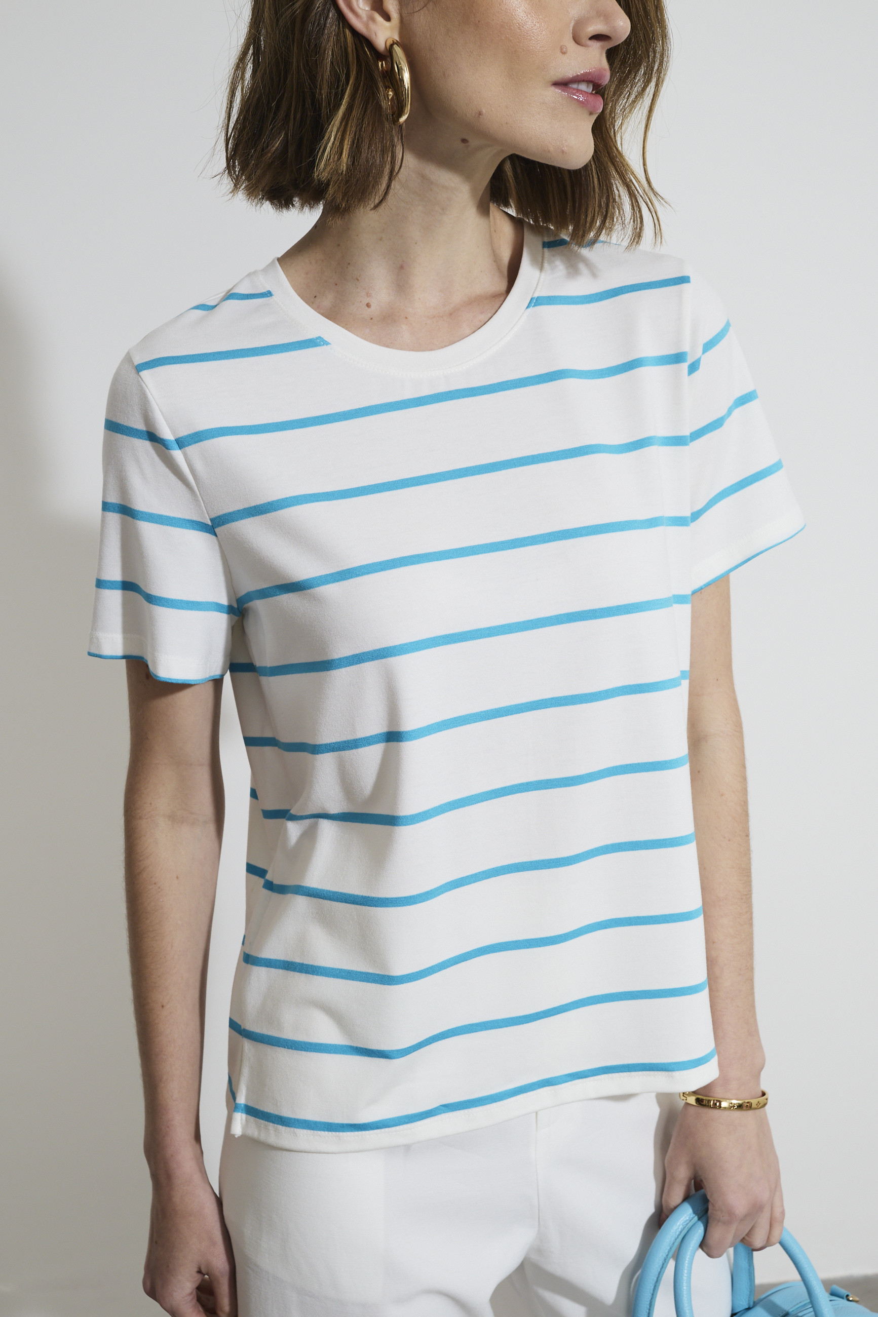 Camiseta Solar Azul Piscina/Off