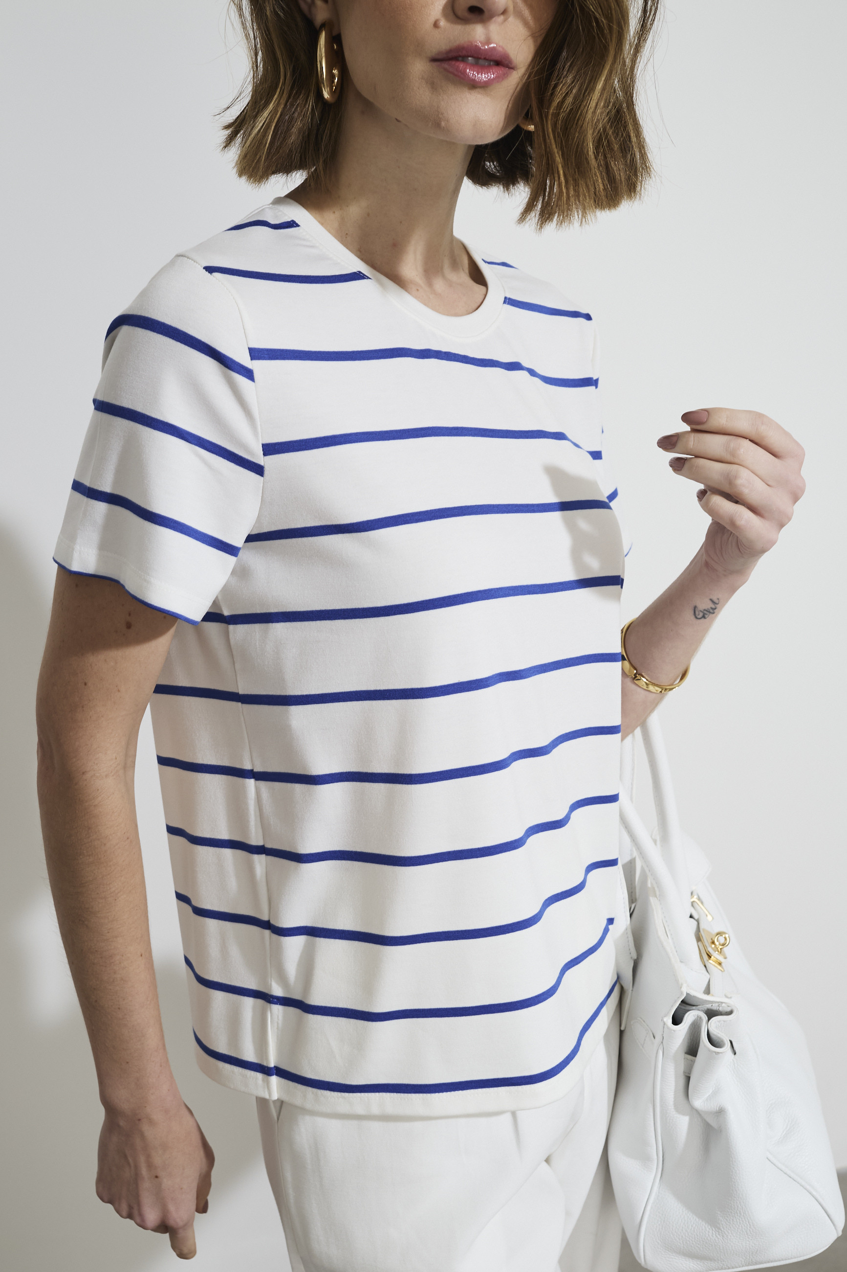 Camiseta Solar Azul Cobalto/Off