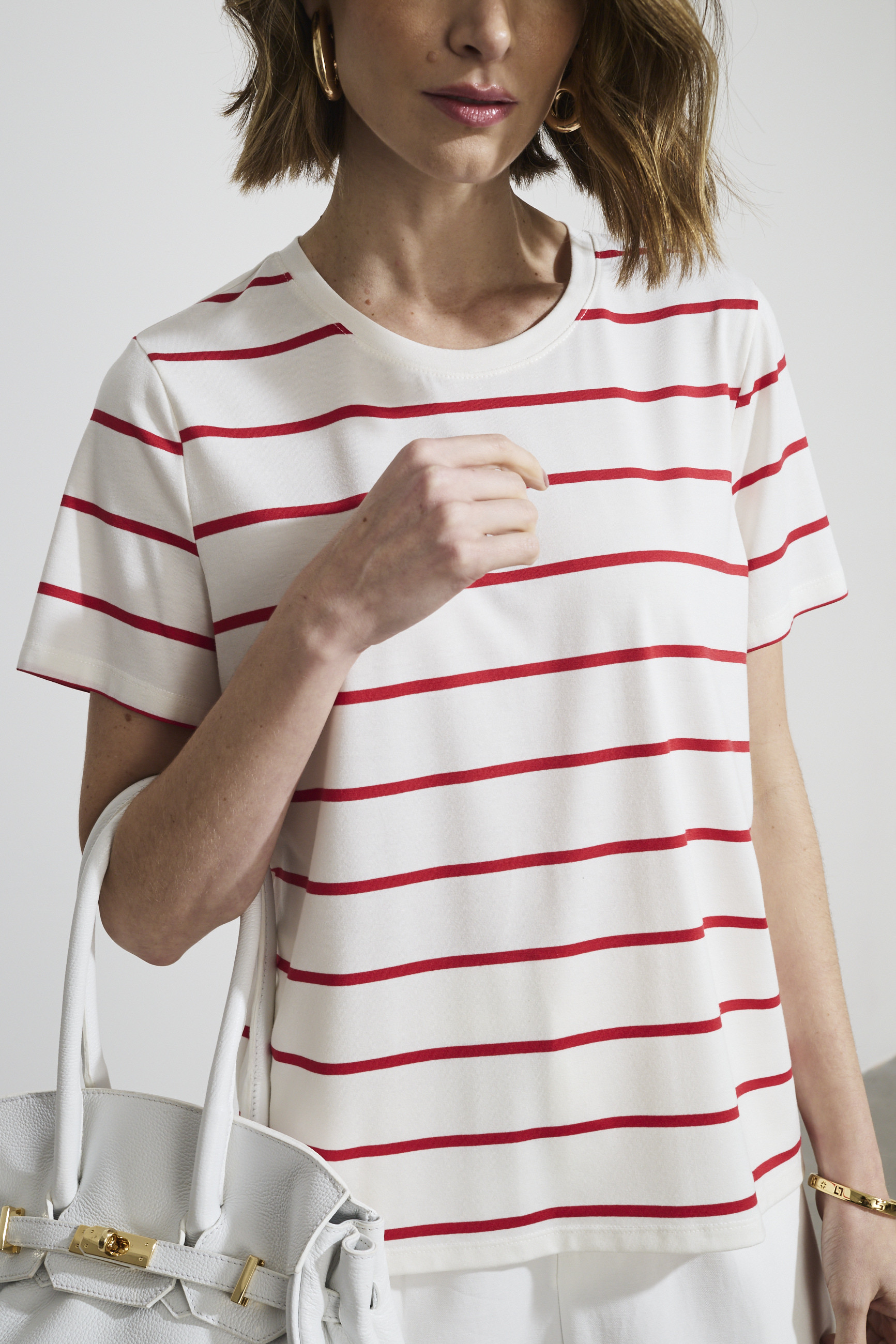 Camiseta Solar Vermelho/Off