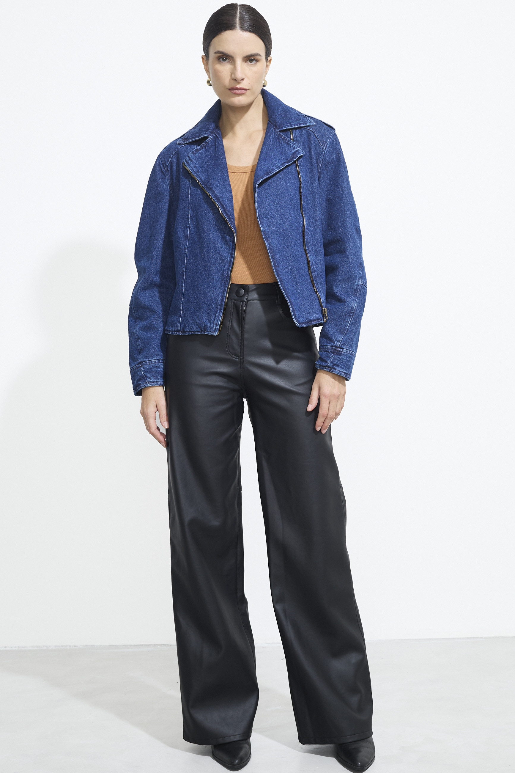 Jaqueta Jeans Oversized Texas Azul
