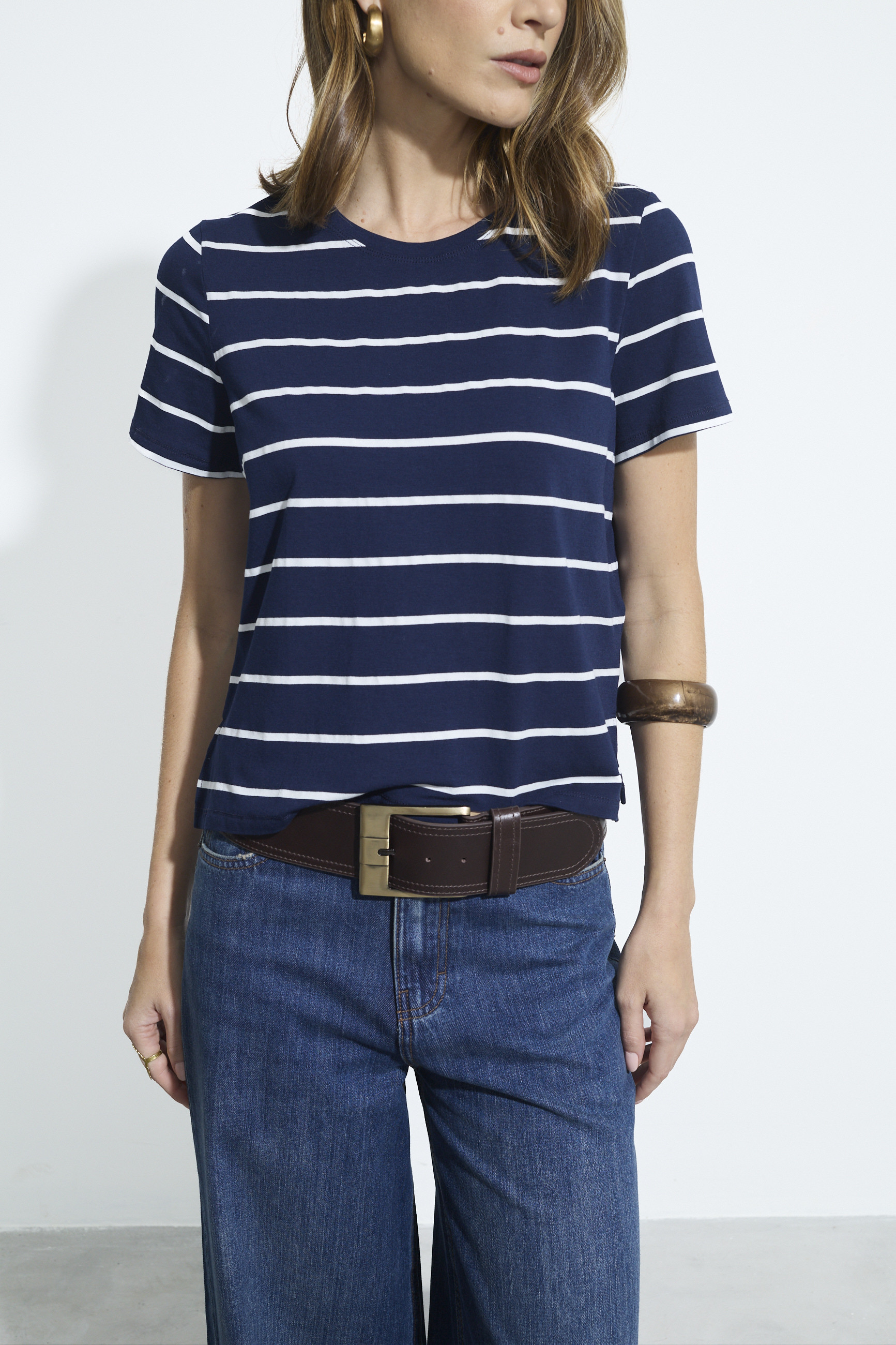 Camiseta Navy Marinho/Off