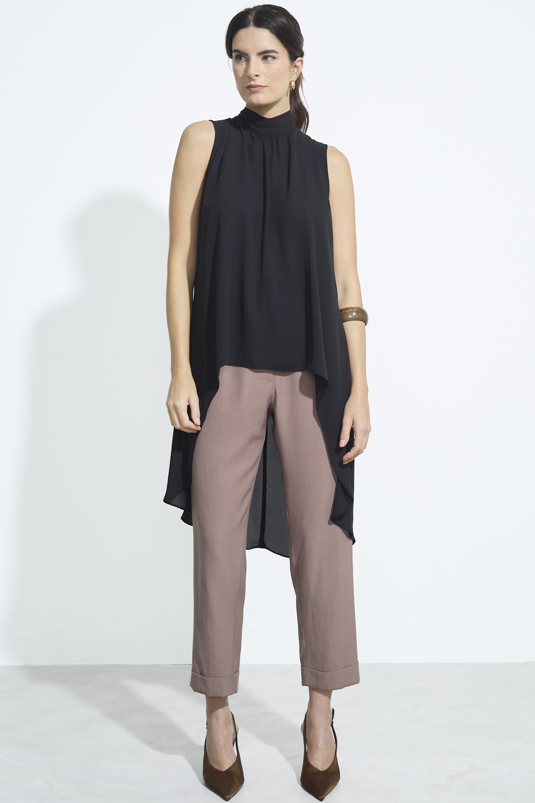 Calça Alfaiataria Versailles Mocha Mousse