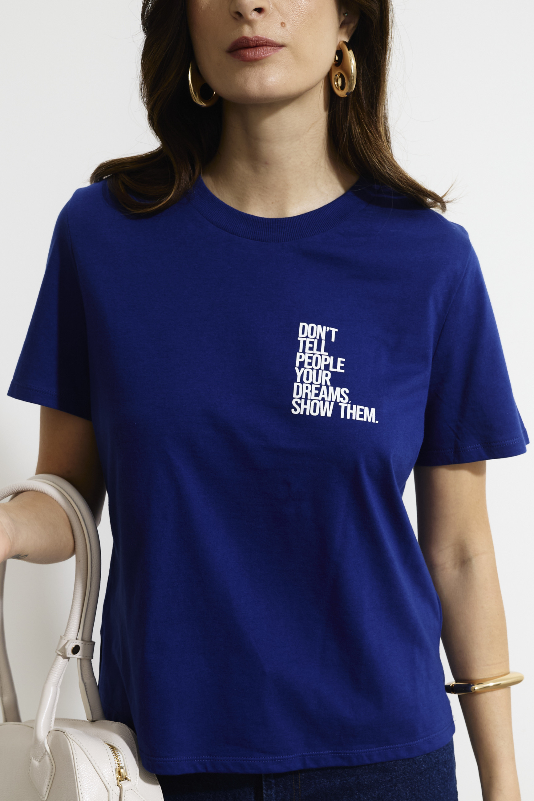 Camiseta Don't tell Azul