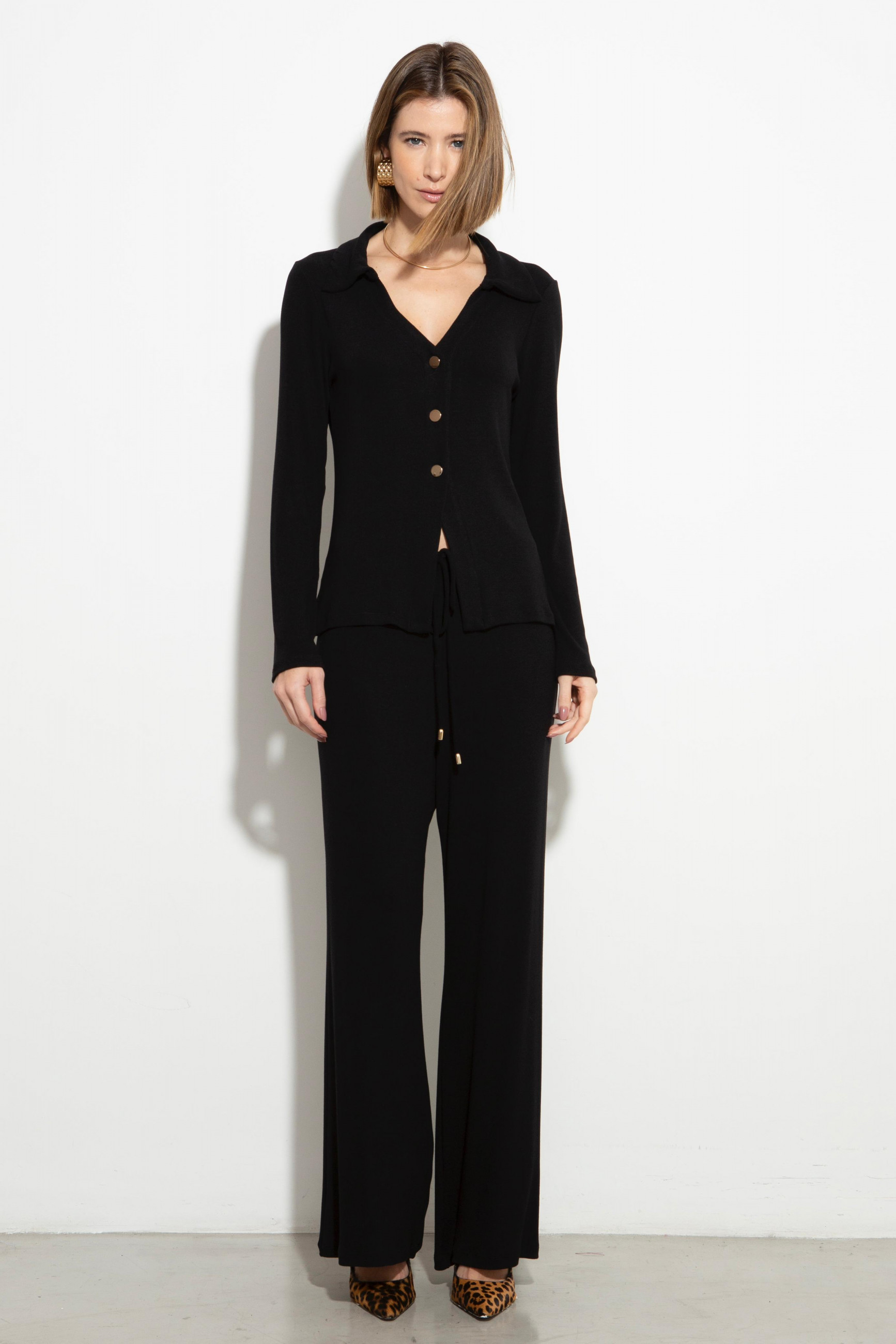 Conjunto Elegante Moscou Preto