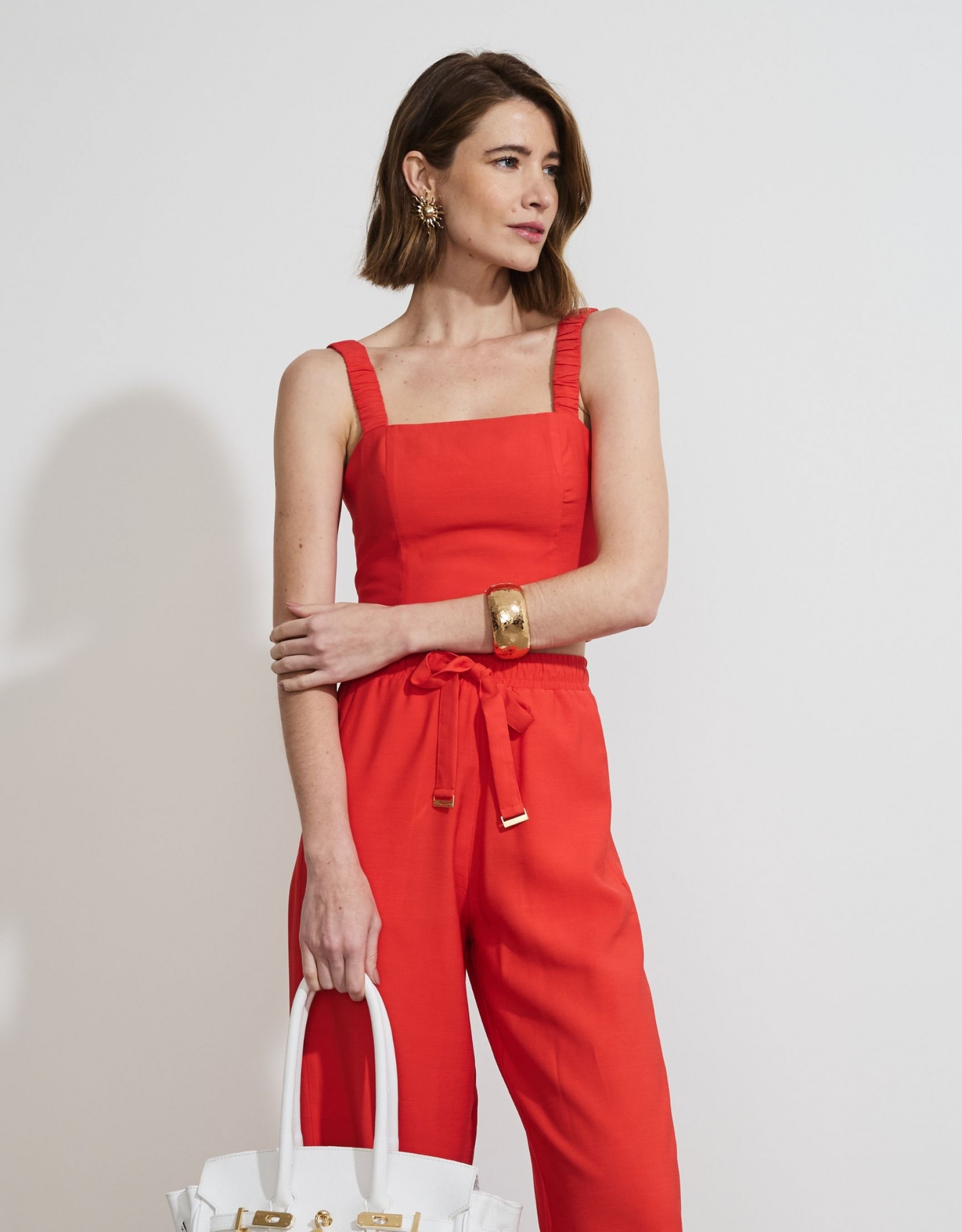 Top Cropped Orbe Vermelho 40°