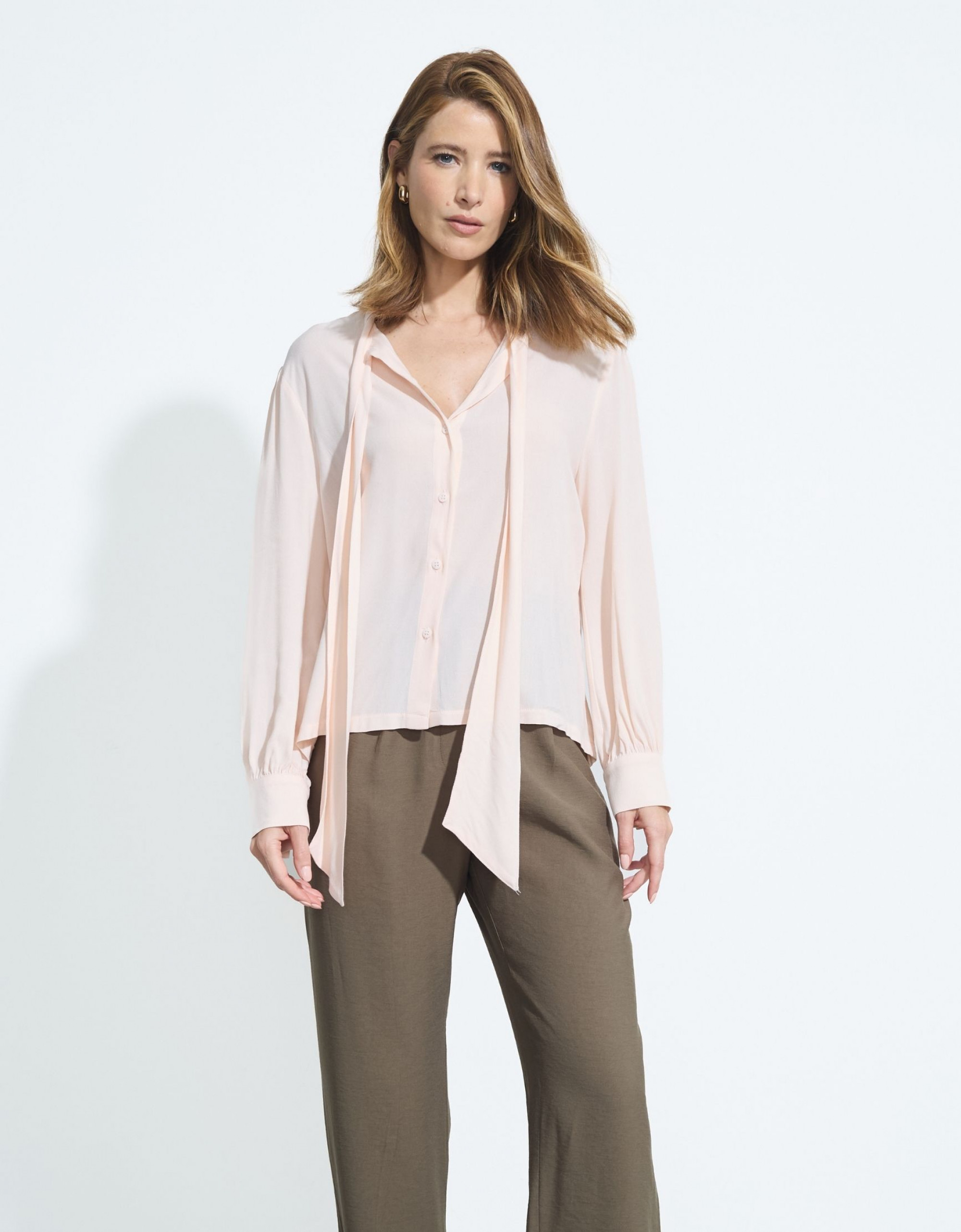 Camisa Hadid Soft Peach