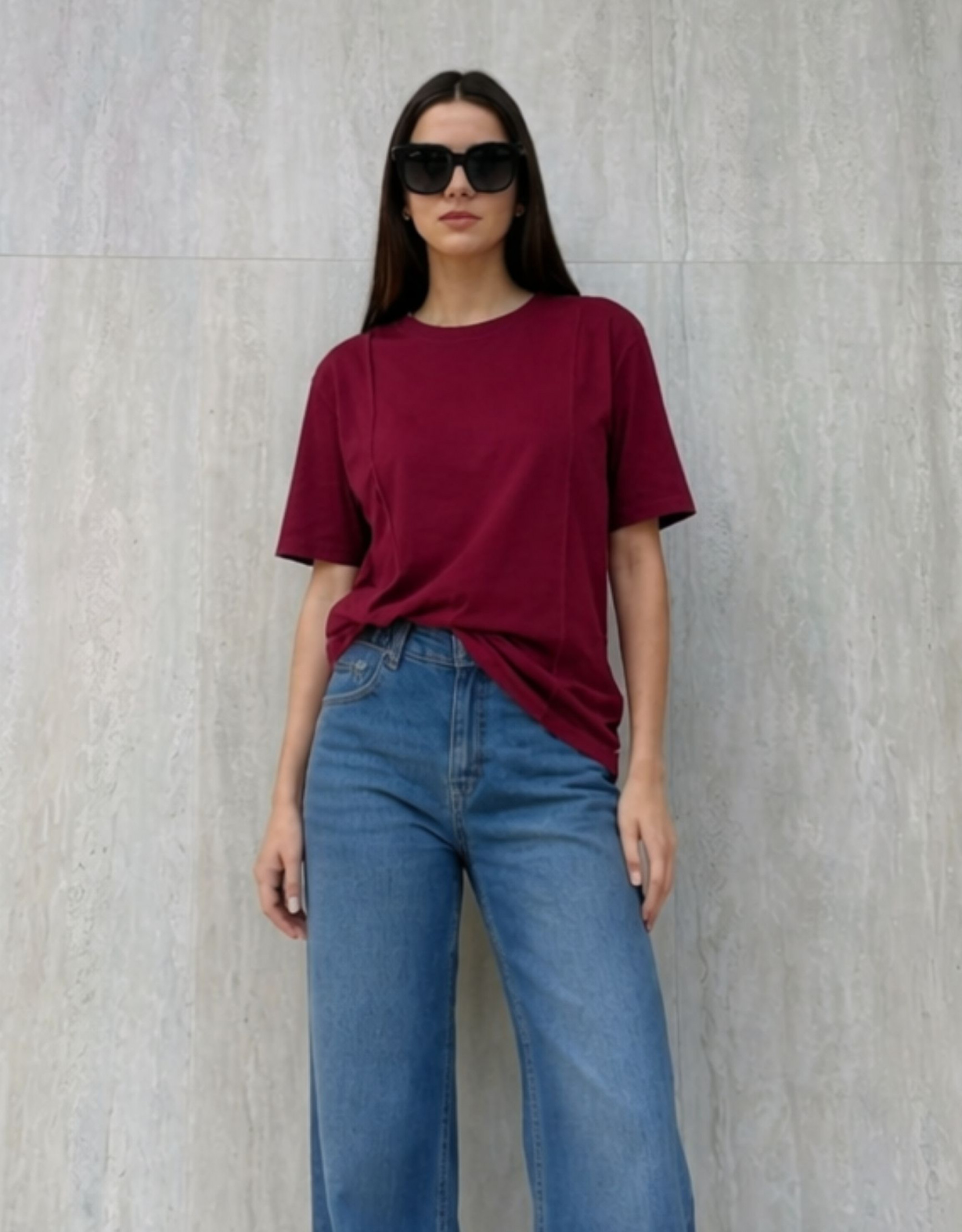 Camiseta Mayfair Marsala