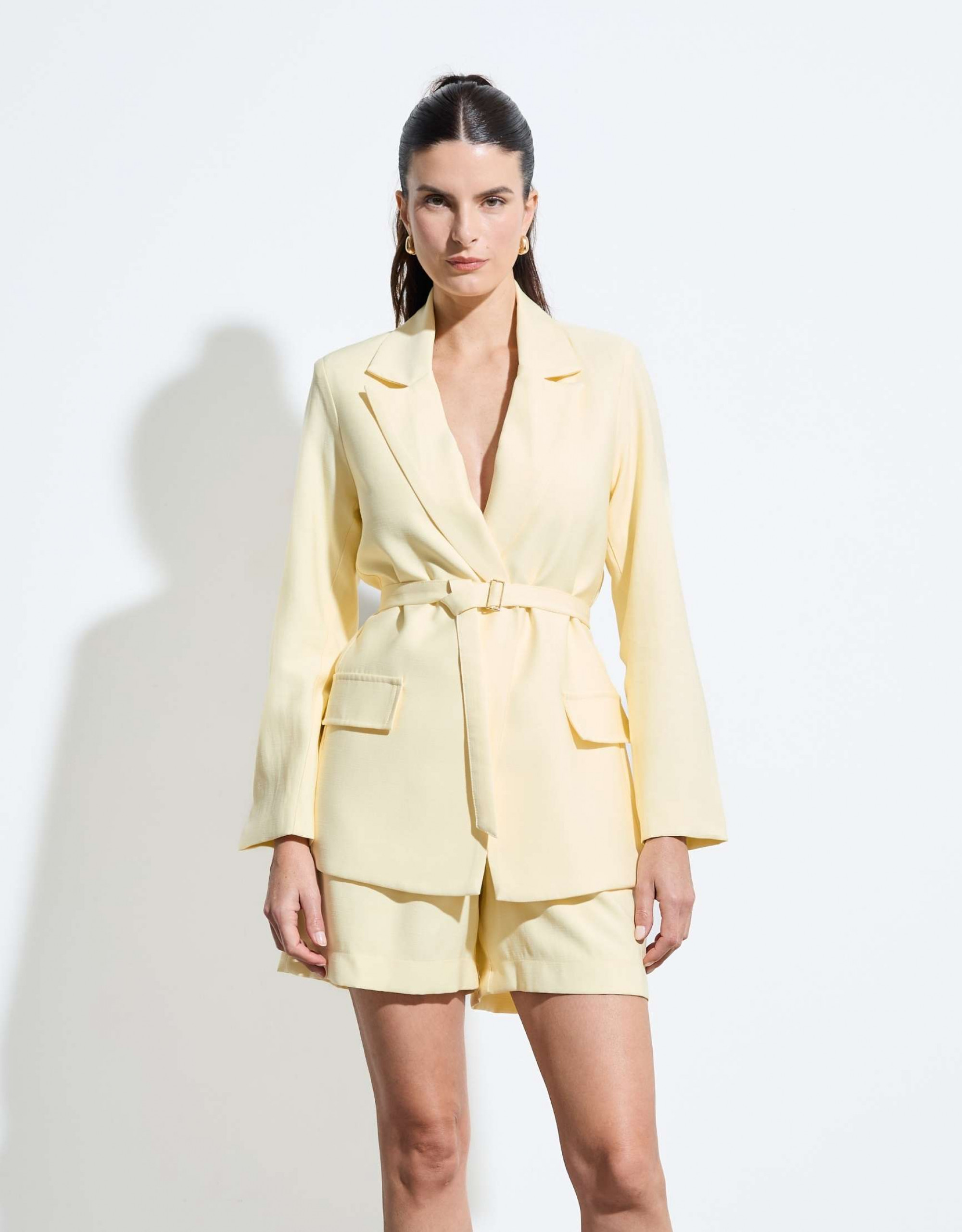 Blazer Alfaiataria Cusco Butter Yellow