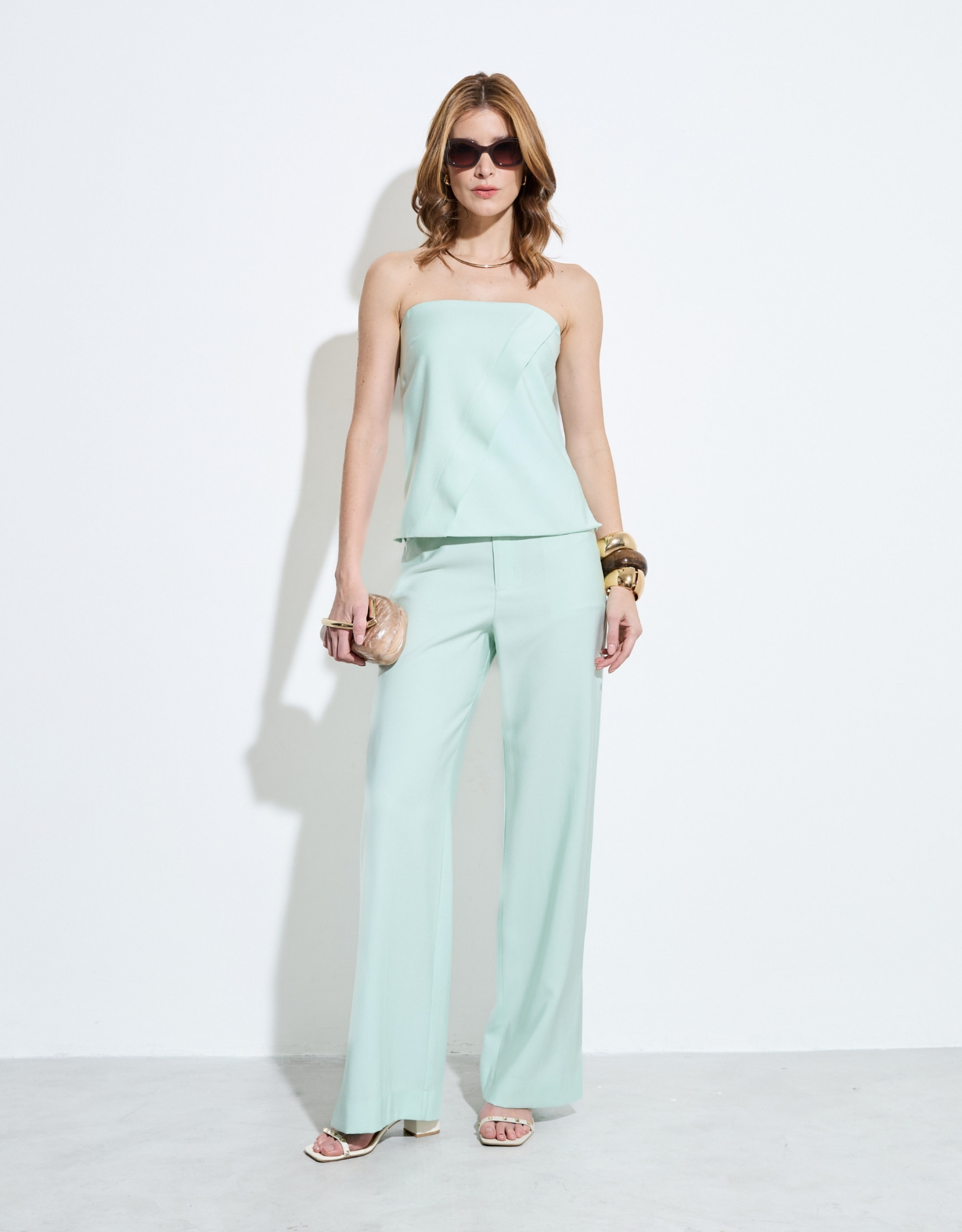 Calça Alfaiataria Bethel Mint Green