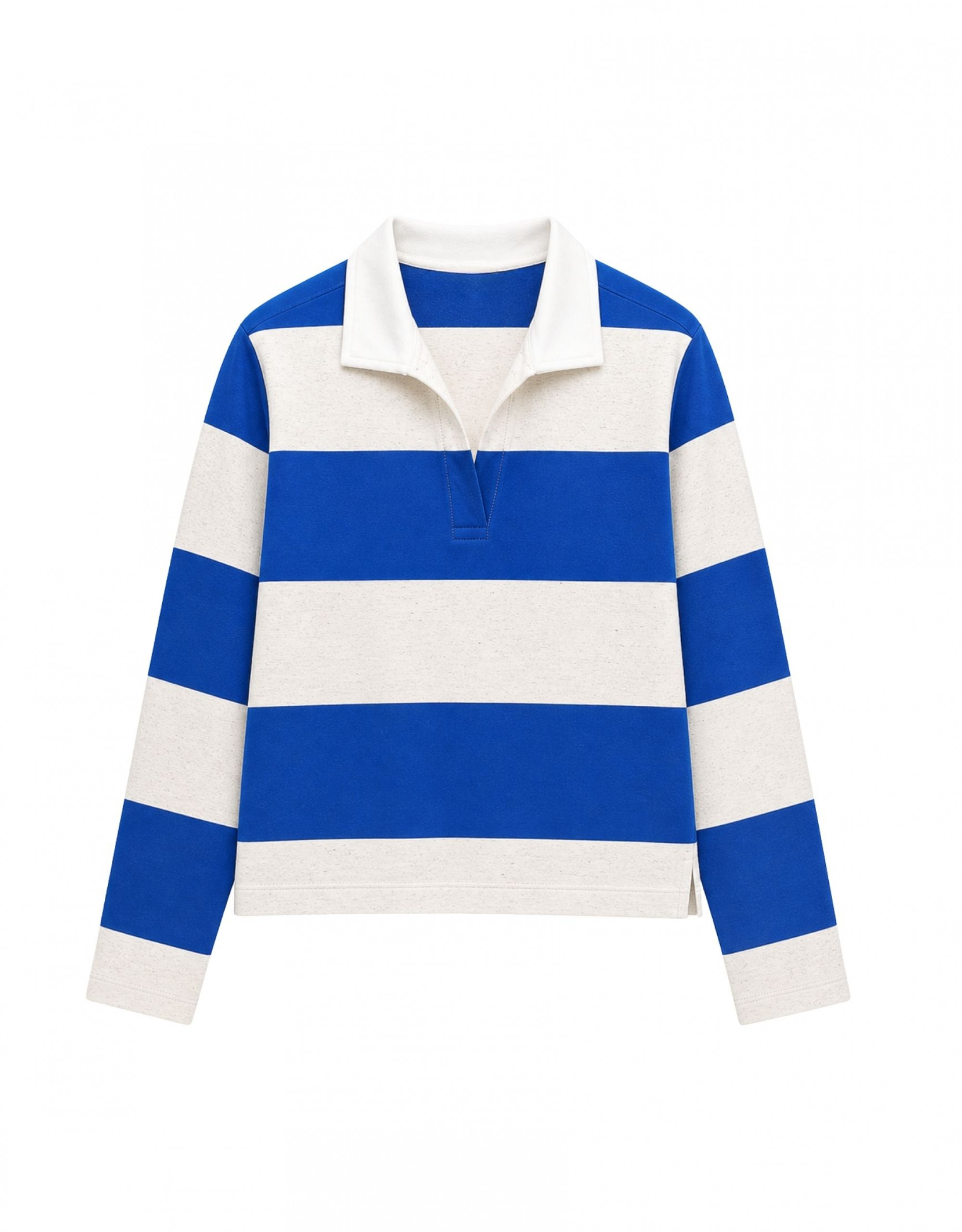 Polo Manga Longa Edimburgo Azul