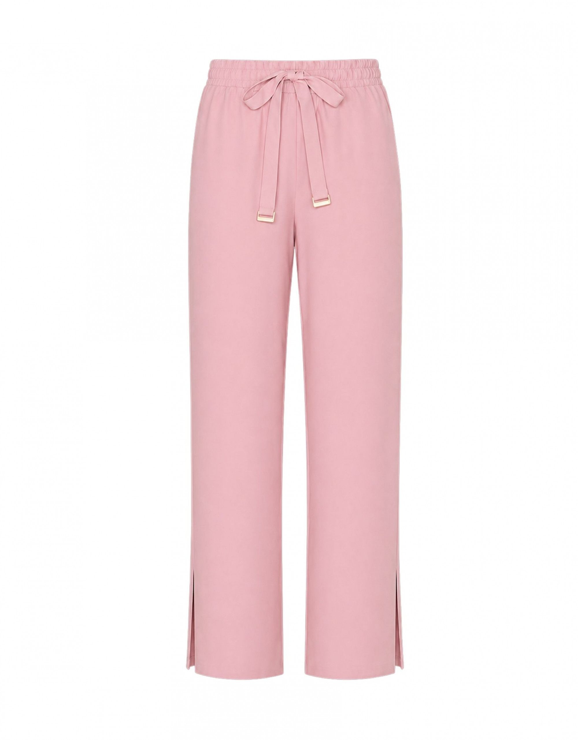 Calça Reta Amarração Cami Rosa