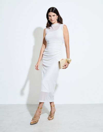 Vestido Tule San Sebastian Off White