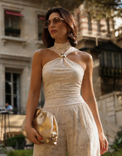 Top Annecy Renda  Marfim