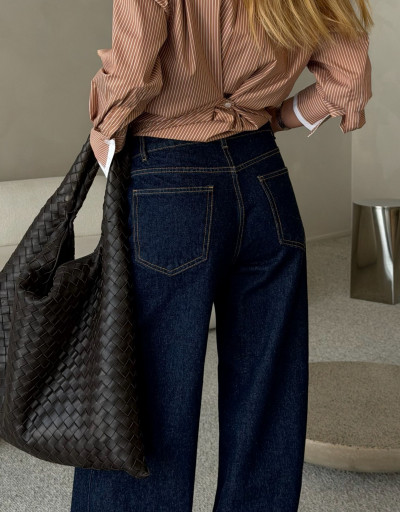 Calça Jeans Wide Leg Porto Original Blue
