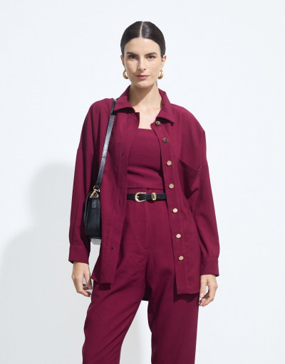 Max Shirt Alfaitaria Sonho Cabernet Sauvignon