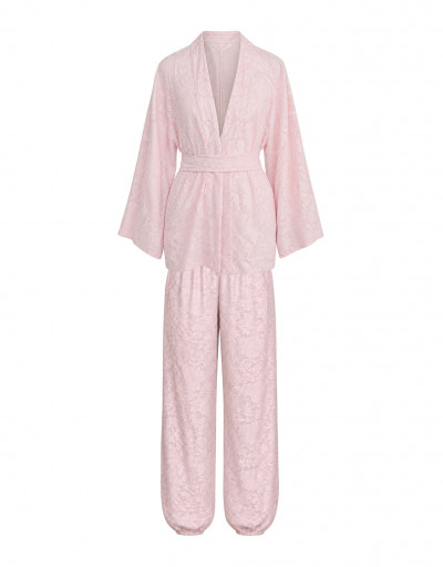 Conjunto em Renda Bariloche Rosa Claro