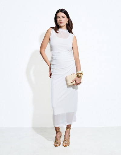 Vestido Tule San Sebastian Off White
