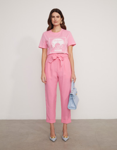 Calça Alfaiataria Barcelona Rosa