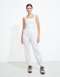 Calça Cenoura Alexandria Off White