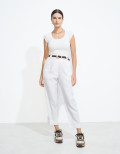 Calça Alfaiataria Versailles Off White