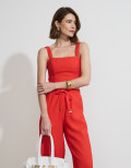 Top Cropped Orbe Vermelho 40°