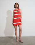 Vestido Curto Reto Ipanema Vermelho 40°