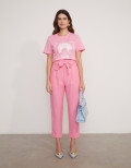 Calça Alfaiataria Barcelona Rosa