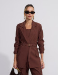 Blazer Alfaiataria Cusco Marrom