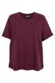 Camiseta Básica Lisa Cabernet Sauvignon