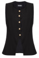 Blusa Alfaiataria Kozani Preto