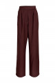 Calça Reta Alfaiataria Manhattan Chocolate Amargo