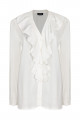 Camisa Babado Off White