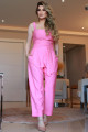 Top Cropped Alfaiataria Orbe Rosa