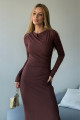 Vestido Brown Marrom Expresso