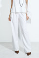 Calça Reta Alfaiataria Manhattan Off White