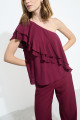 Blusa Assimétrica Batlló Cabernet Sauvignon