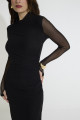 Vestido Tule Brooklin Preto