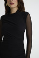 Vestido Tule Brooklin Preto