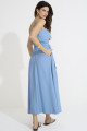 Vestido Longo Eiffel Azul Delave