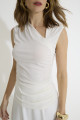 Blusa Brown Off White
