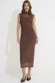 Vestido Tule San Sebastian Chocolate Suiço