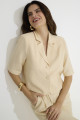 Blazer Cropped Alfaiataria Gaudi Chamomile