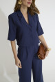 Blazer Cropped Alfaiataria Gaudi Marinho