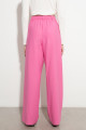 Calça Reta Alfaiataria Cannes Rosa