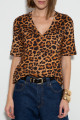 Camiseta Animal Print Durban Amarelo