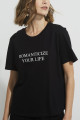 Camiseta Algodão Romanticize Preto
